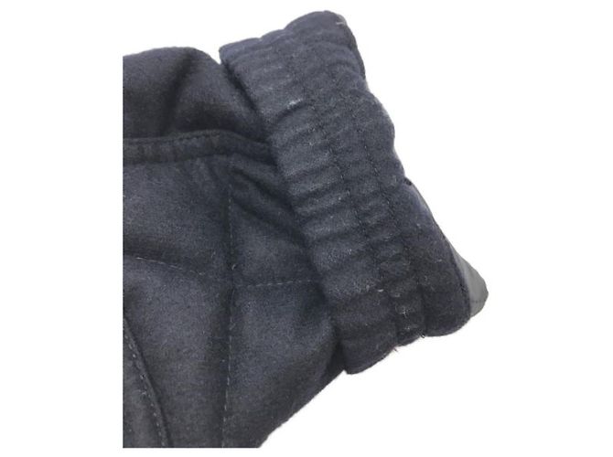 Moncler Harry Giubbotto Navy Blue Wool Jacket - view 8