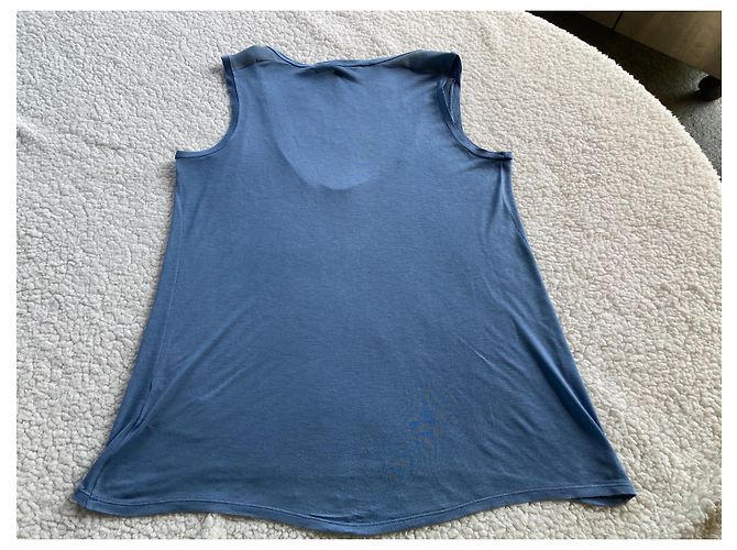 Top vaquero azul Gucci de algodón - vista 4