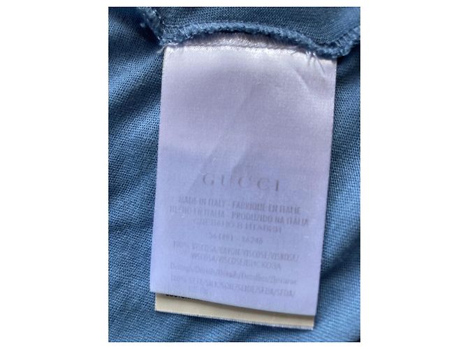 Top vaquero azul Gucci de algodón - vista 5