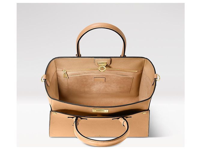 Louis Vuitton LV sulla mia borsa laterale GM Beige - vista 3