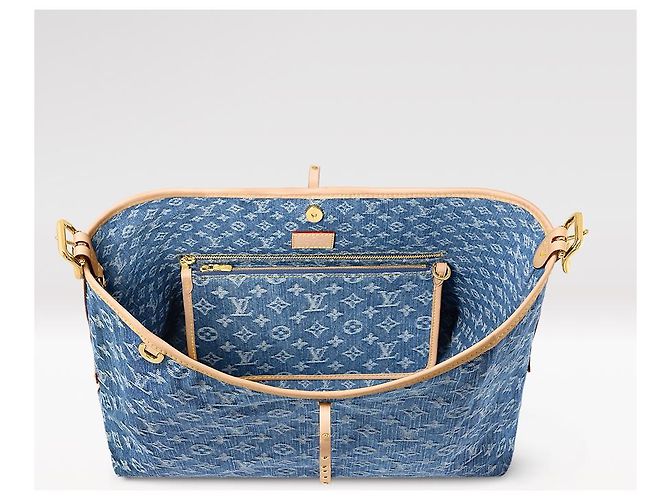 Louis Vuitton LV Carryall bleu jean - vue 2