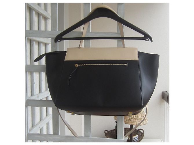 Borsa Céline Belt in pelle nera Nero - vista 3