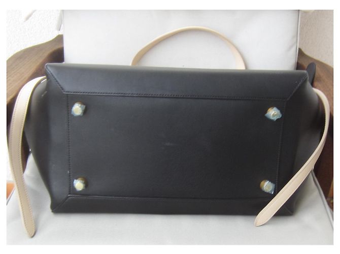 Borsa Céline Belt in pelle nera Nero - vista 5