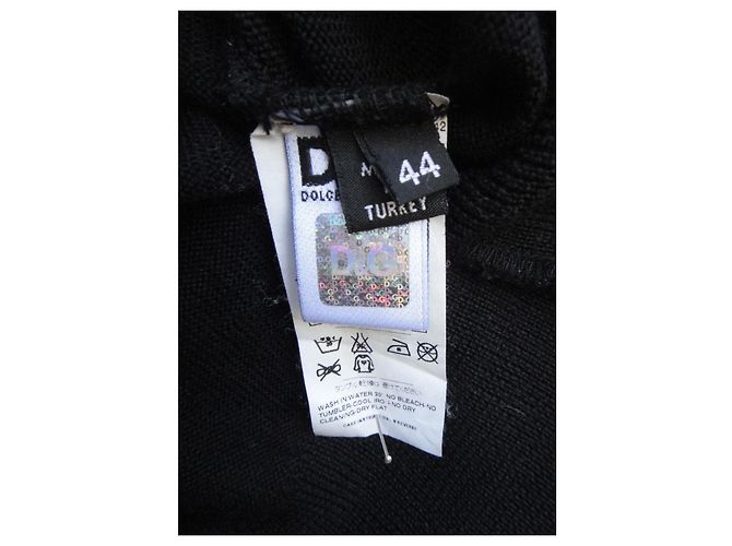Dolce & Gabbana Talla de jersey Dolce & Gabbaba 40 Negro - vista 4