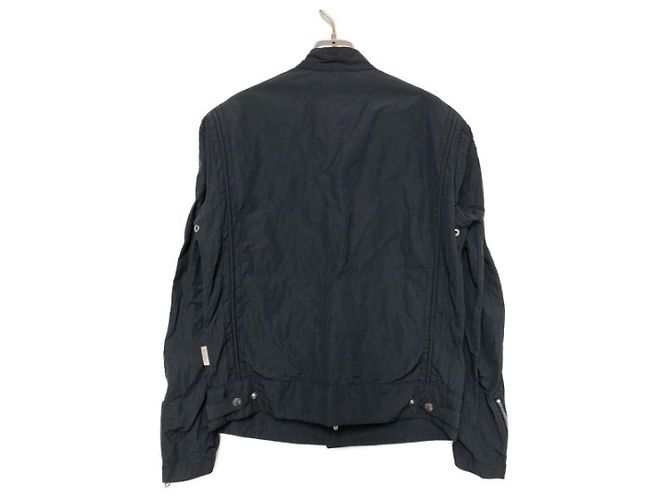 Giacca Moncler M65 Blu Navy Cotone Nylon - vista 2