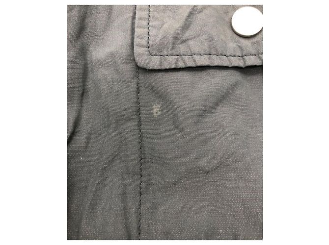 Giacca Moncler M65 Blu Navy Cotone Nylon - vista 7