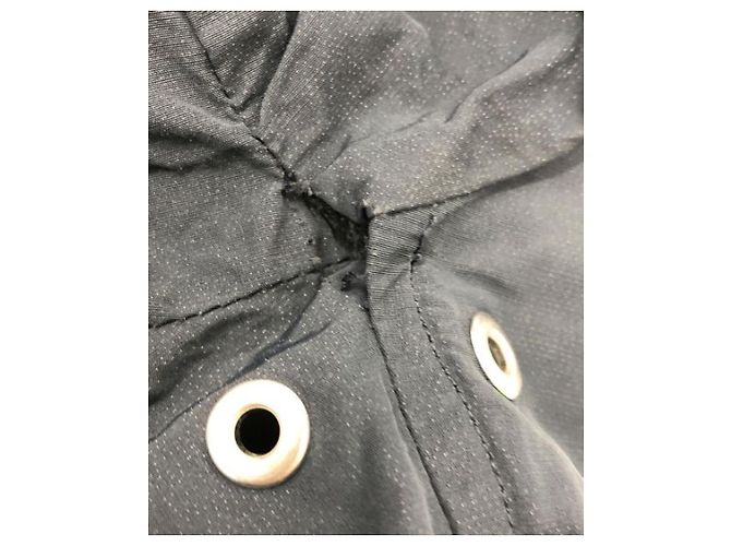 Giacca Moncler M65 Blu Navy Cotone Nylon - vista 8