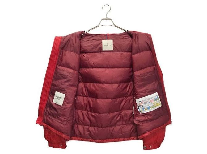 Moncler Bramant down jacket red nylon - view 3