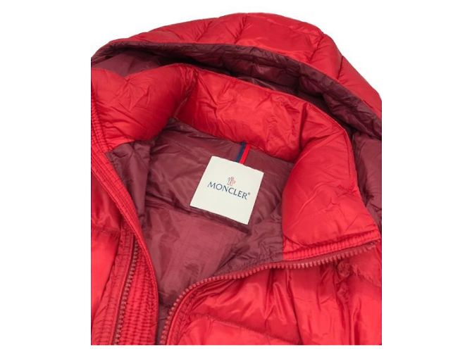 Moncler Bramant down jacket red nylon - view 4
