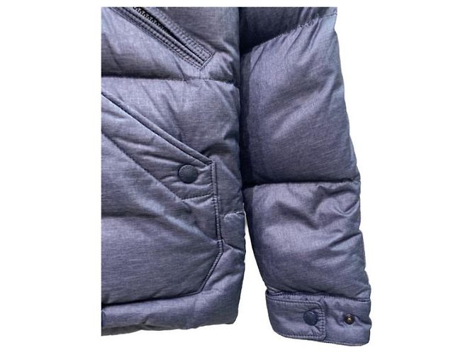 Moncler Down Jacket Navy Blue - view 3
