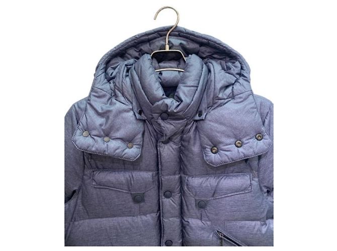 Moncler Down Jacket Navy Blue - view 4