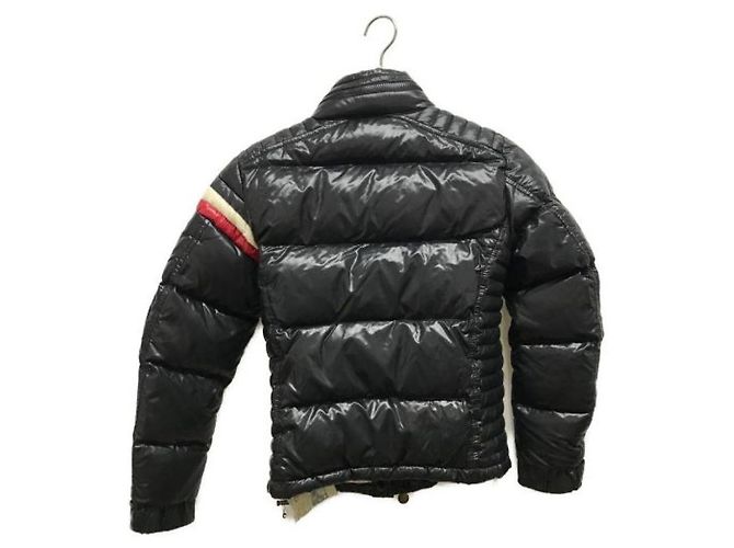 Moncler Down Jacket Black Nylon Men - view 2