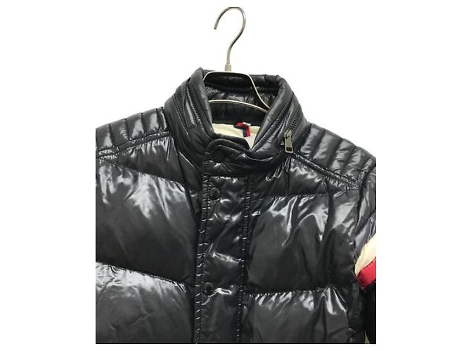 Moncler Down Jacket Black Nylon Men - view 3