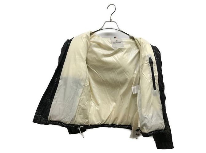 Moncler Down Jacket Black Nylon Men - view 5
