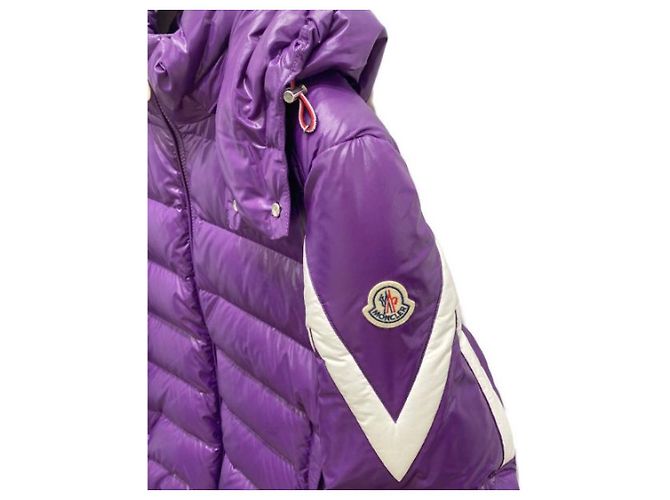 Giacca Moncler Corydale in nylon viola Porpora - vista 2
