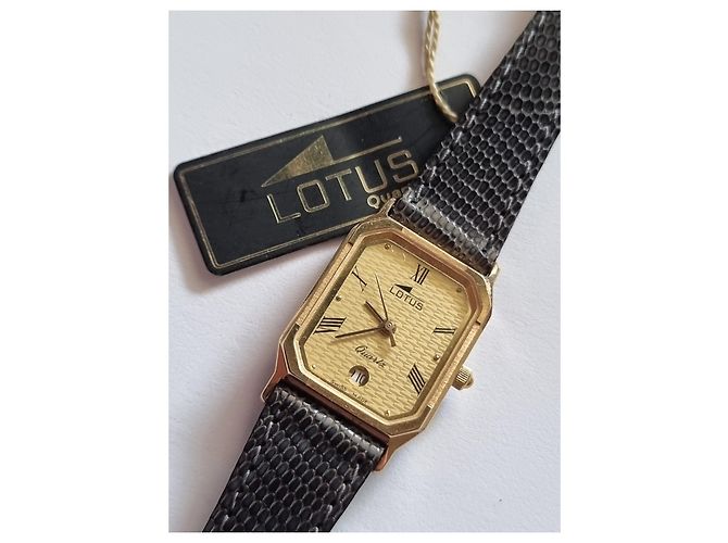 Autre Marque Relógio Lotus 4311 Quartzo Aço Amarelo - vista 9