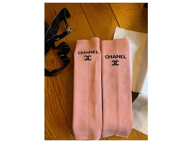 Gamaschen/Chanel rosa Viskose-Leggings Pink - Ansicht 8