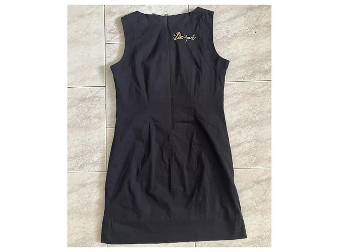 Abito mini smanicato Desigual multicolore Nero - vista 2