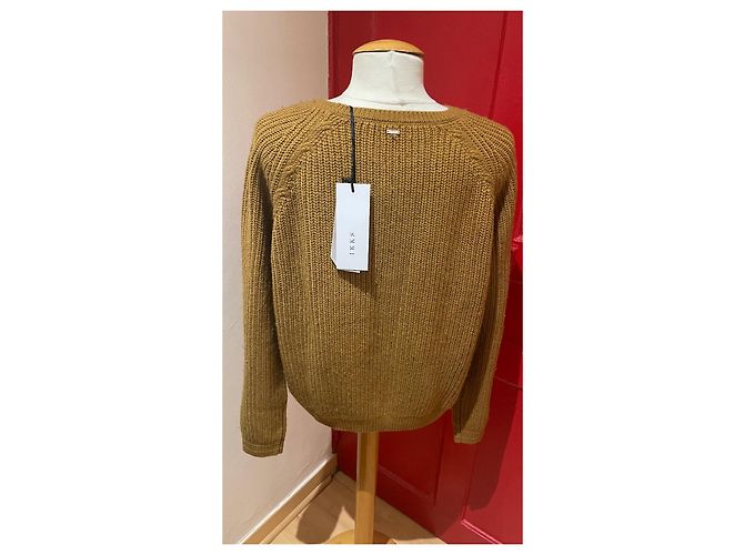 Suéter Ikks Camel de Cashmere Seda e Lã Camelo - vista 3