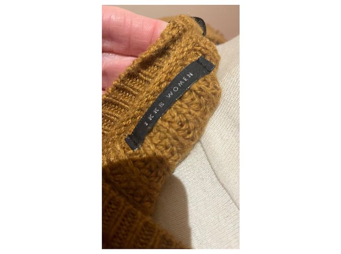 Suéter Ikks Camel de Cashmere Seda e Lã Camelo - vista 5