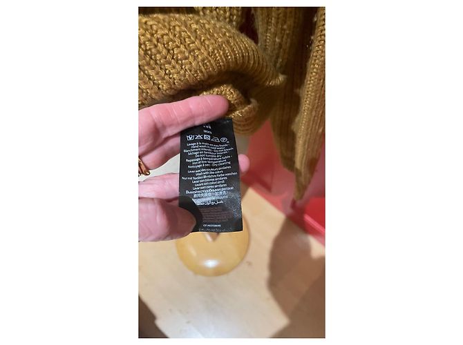 Suéter Ikks Camel de Cashmere Seda e Lã Camelo - vista 6