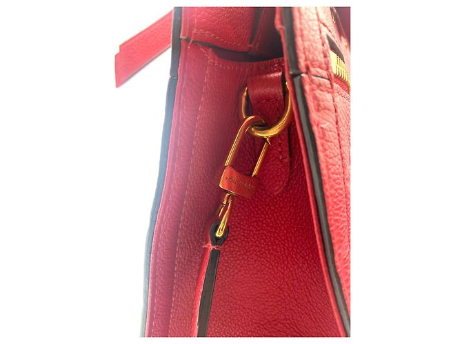louis vuitton in pelle rossa Rosso - vista 3