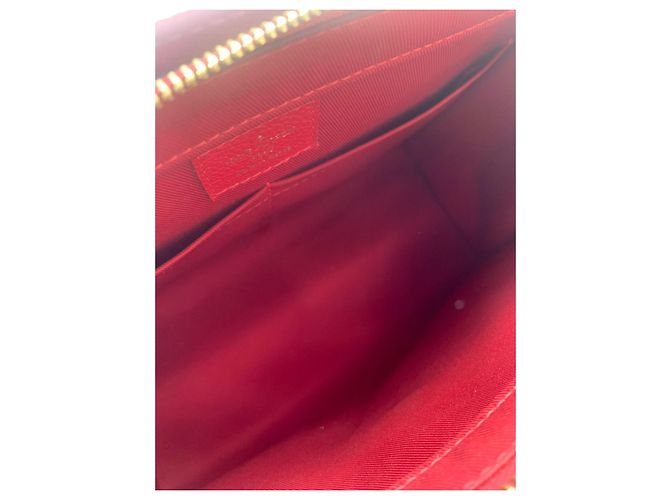 louis vuitton in pelle rossa Rosso - vista 4