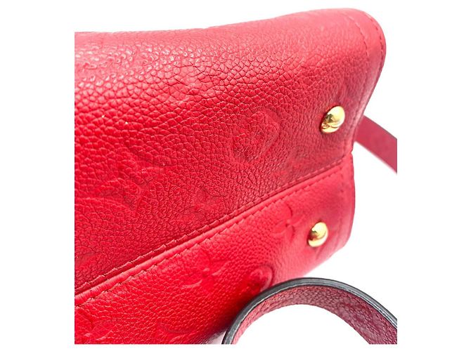louis vuitton in pelle rossa Rosso - vista 5