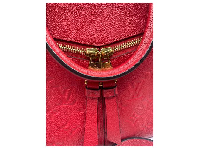 louis vuitton in pelle rossa Rosso - vista 8