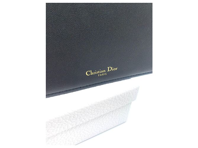 portafoglio Miss Dior con catena Dior Nero - vista 6