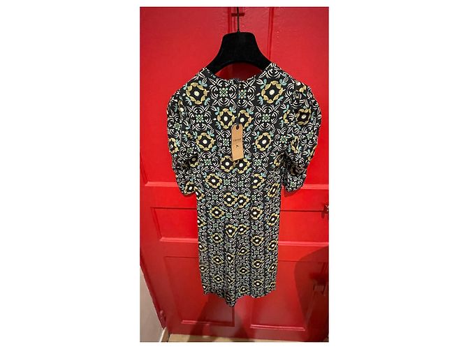 Vestido Soeur de viscose tamanho 34 Multicor - vista 2
