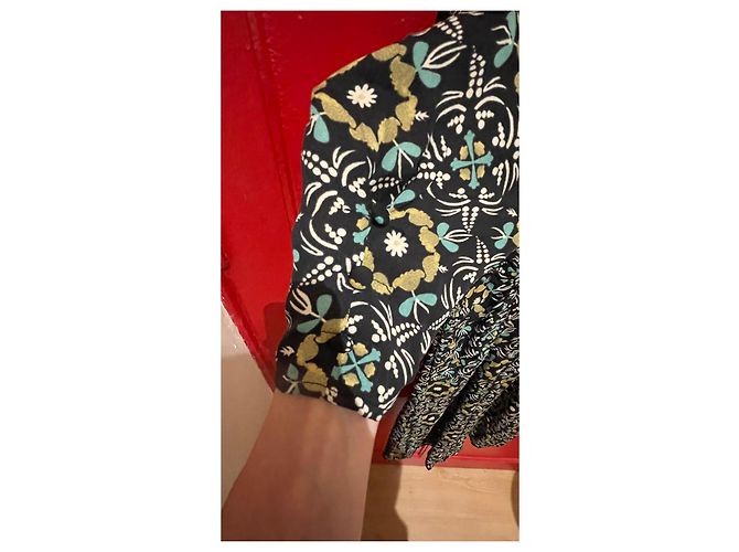 Vestido Soeur de viscose tamanho 34 Multicor - vista 8