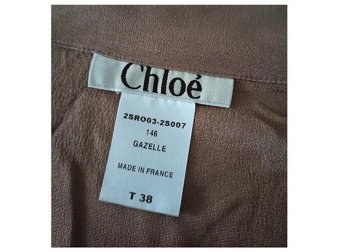 Vestido Gazelle de seda Chloé - vista 7