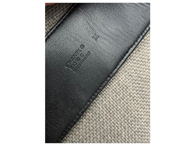 Bracciale Chanel CC in vernice nera Nero - vista 5