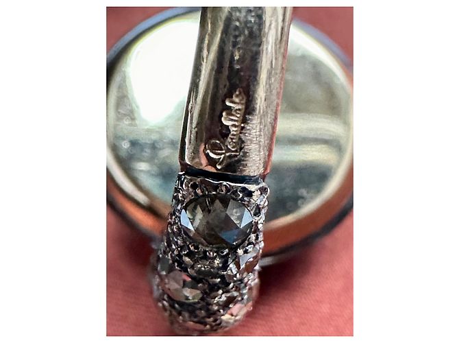 Anello Pomellato Tango in oro rosa e quarzo fumé Marrone - vista 7
