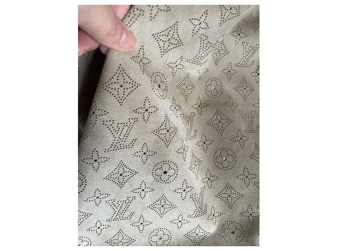 Louis Vuitton Rock Monogramm LV Logo Leder Beige - Ansicht 6