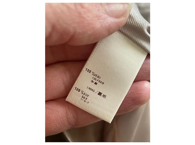 Louis Vuitton Rock Monogramm LV Logo Leder Beige - Ansicht 8