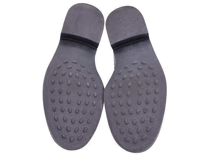 Oxford stringata Tod's in pelle nera - vista 5