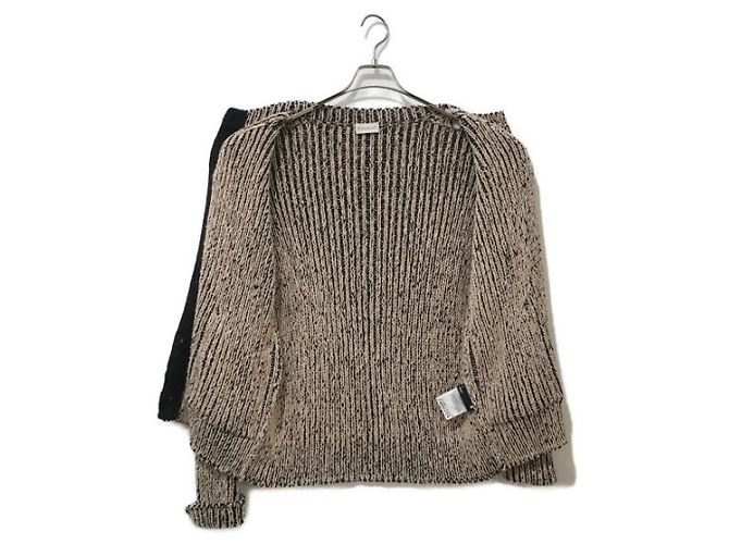 Moncler Strickjacke mit Zopfmuster beige - Ansicht 3