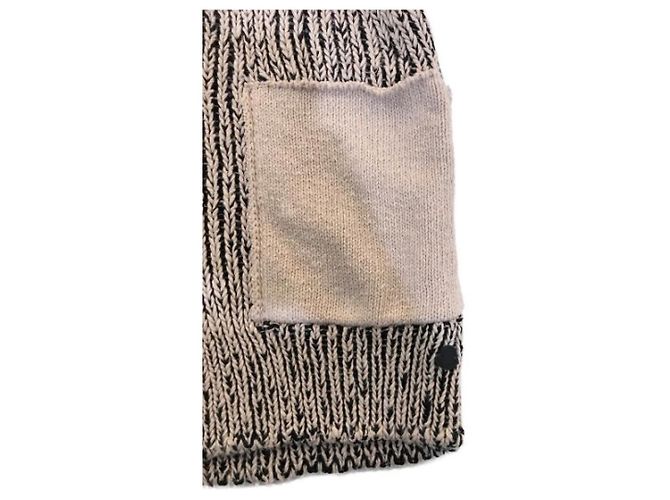 Moncler Strickjacke mit Zopfmuster beige - Ansicht 5