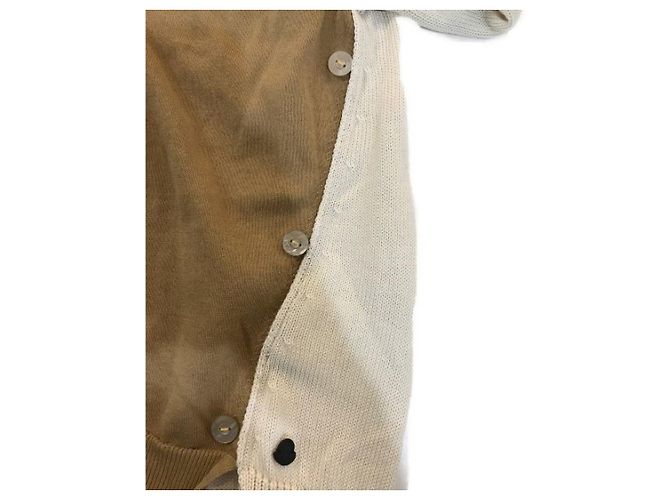Cárdigan Moncler de algodón intercambiable negro beige - vista 5
