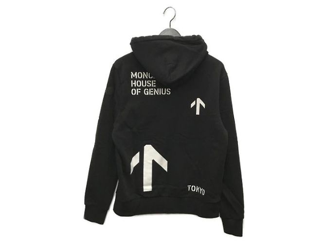 Sudadera con capucha Moncler negra de algodón Negro - vista 2