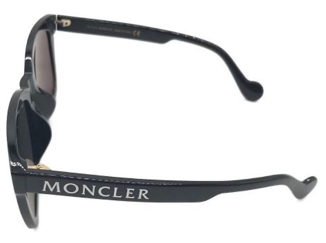 Occhiali da sole Moncler neri Nero - vista 2