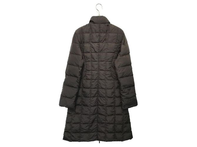 Abrigo de plumón Moncler Marrón Poliamida Castaño - vista 2