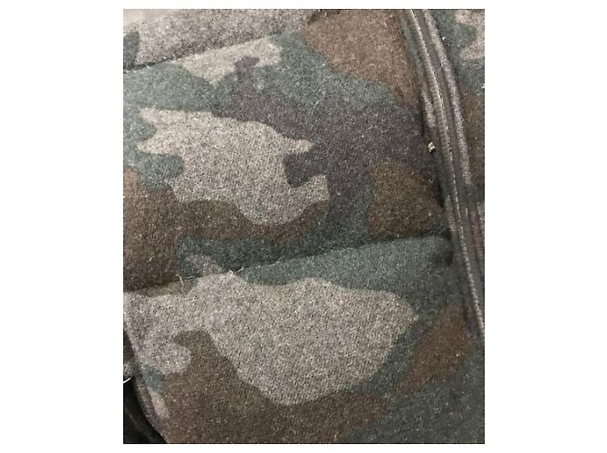 Moncler ERAULT camouflage down coat khaki - view 6