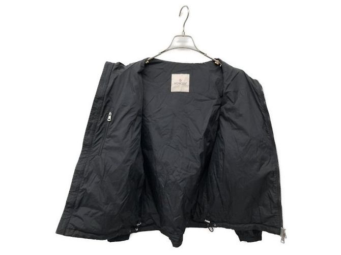 Giacca Moncler in nylon nero da uomo - vista 3