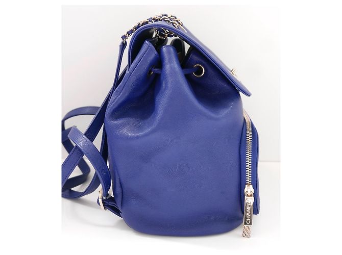 Zaino Business Affinity di Chanel Blu - vista 4