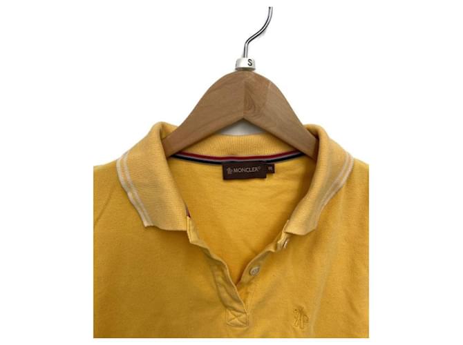 Polo Moncler Amarillo de Algodón - vista 3