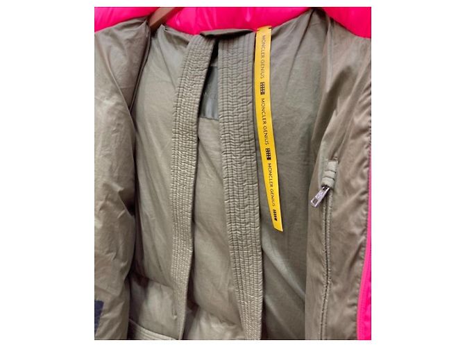 Giacca Moncler Genius Nceladus Rosa in Nylon e Cotone - vista 4