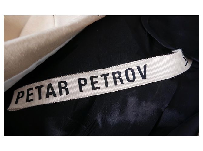Petar Petrov colourblock linen jacket - view 6